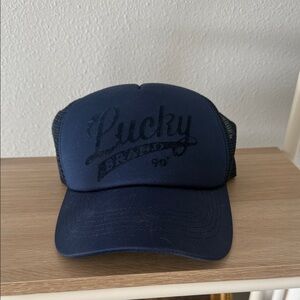 Lucky Brand Dark Blue Mesh Cap